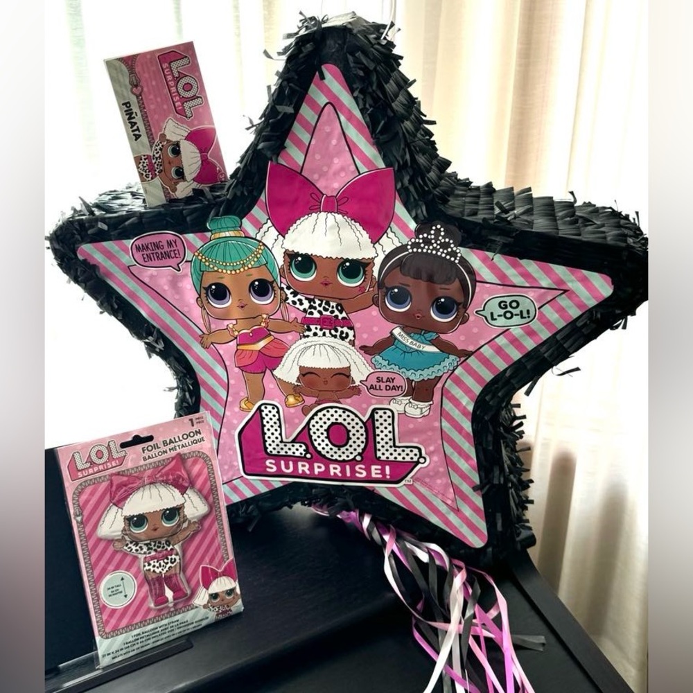 New Lol Surprise Dolls Piñata Balloon Party Bundle